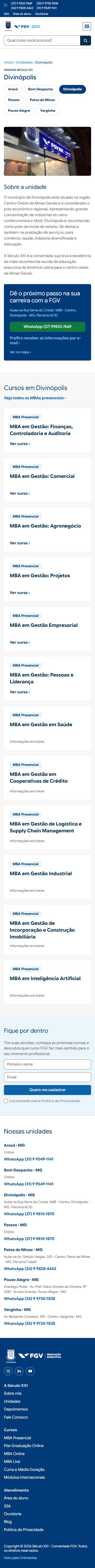 Unidade (Divinópolis), depois, celular
