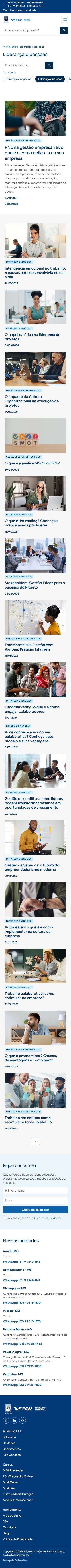 Categoria do blog, depois, celular